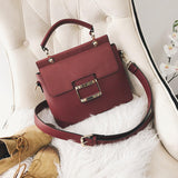 (03S) Woman's Vintage PU Leather Shoulder Bags