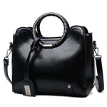 (04) Luxury Tote Women's Brand PU Leather Bags retro style