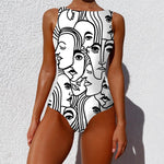 Women's Print One Piece Swimsuit