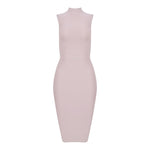 Fashion High Neck Bandage, Bodycon Dress 139